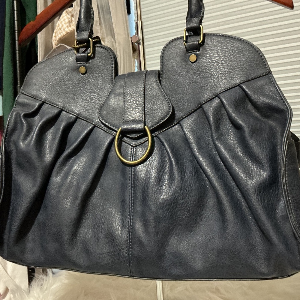 Womens navy blue tote by Simply Noelle - Picture 1 of 5